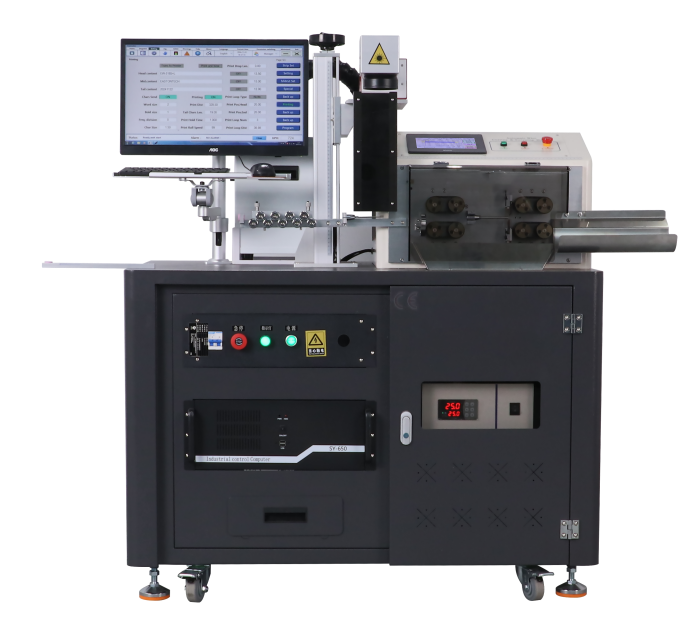 EW-3035+L 智能激光打标剥线机